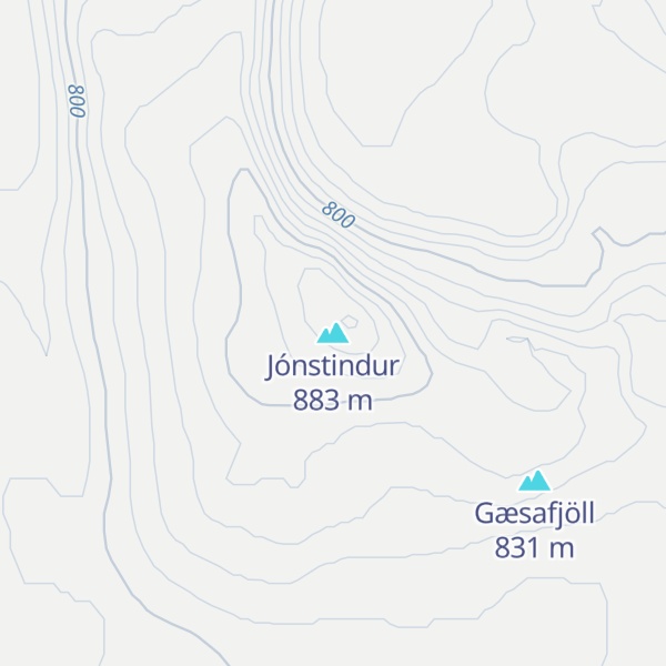 Map of Jónstindur