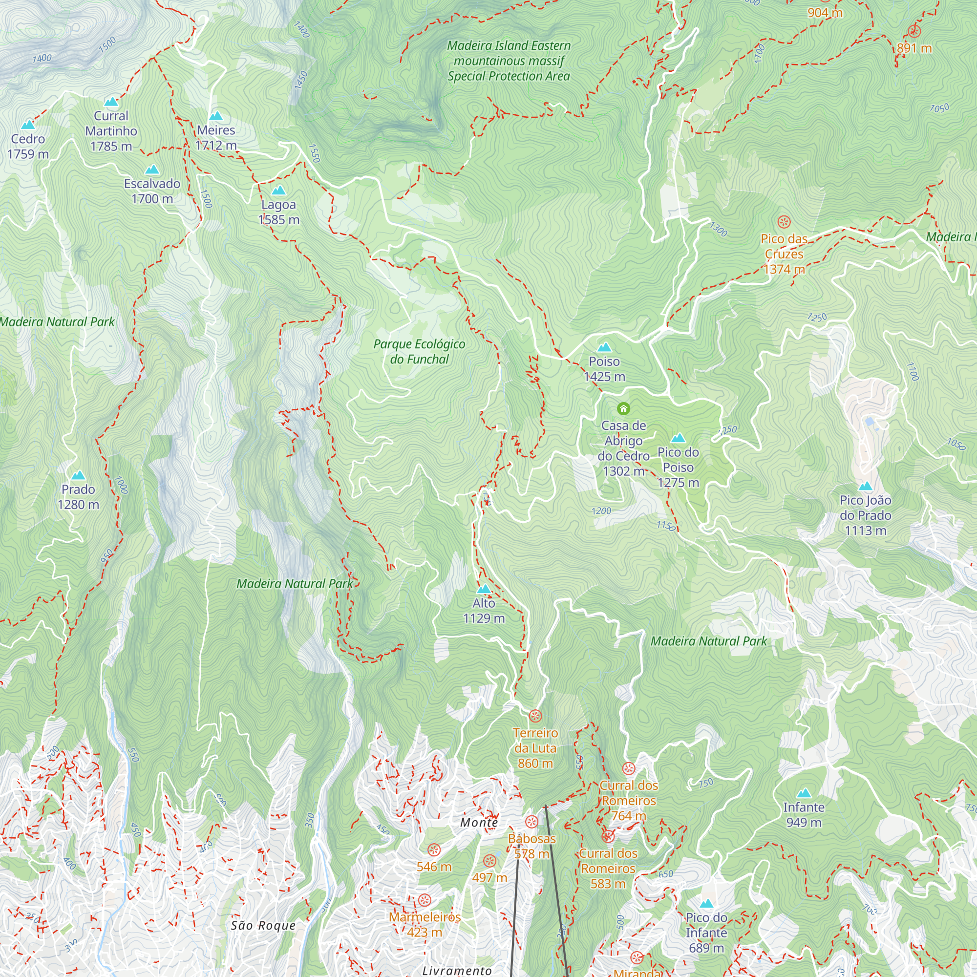 Centro de Recepção do Parque Ecológico do Funchal map