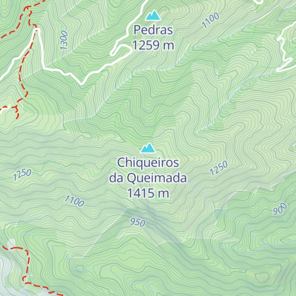 Map of Chiqueiros da Queimada