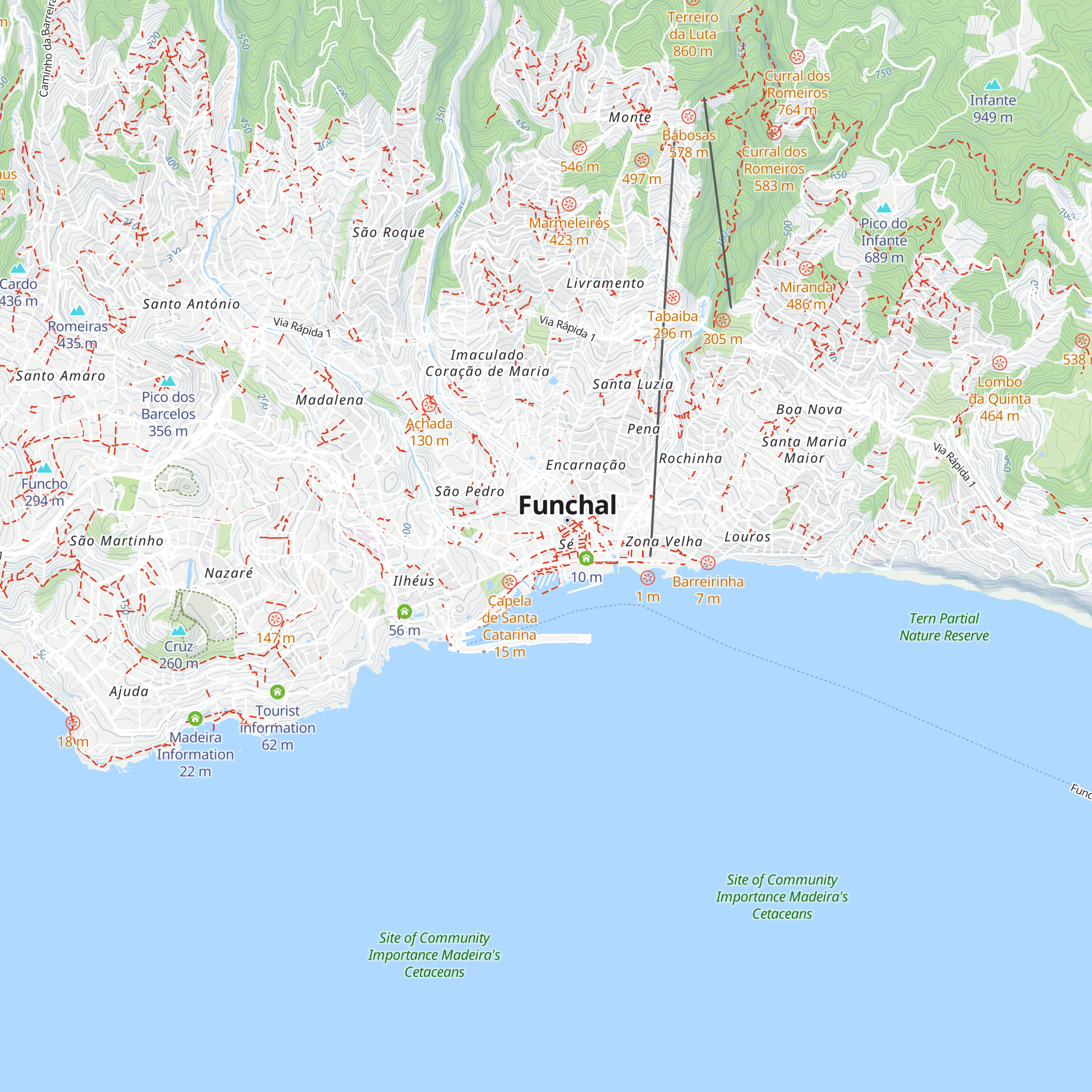 Regional Directorate of Tourism map