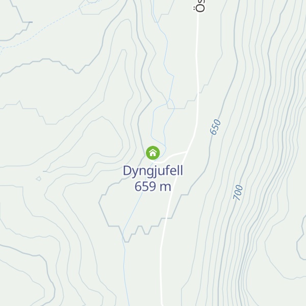 Map of Dyngjufell