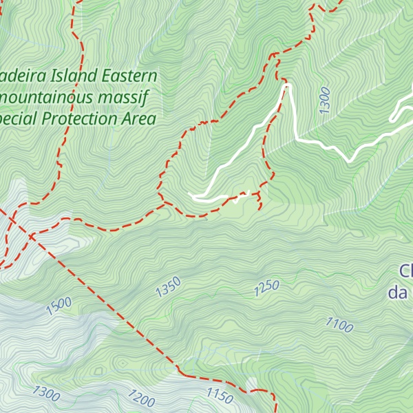 Map of Achada do Teixeira