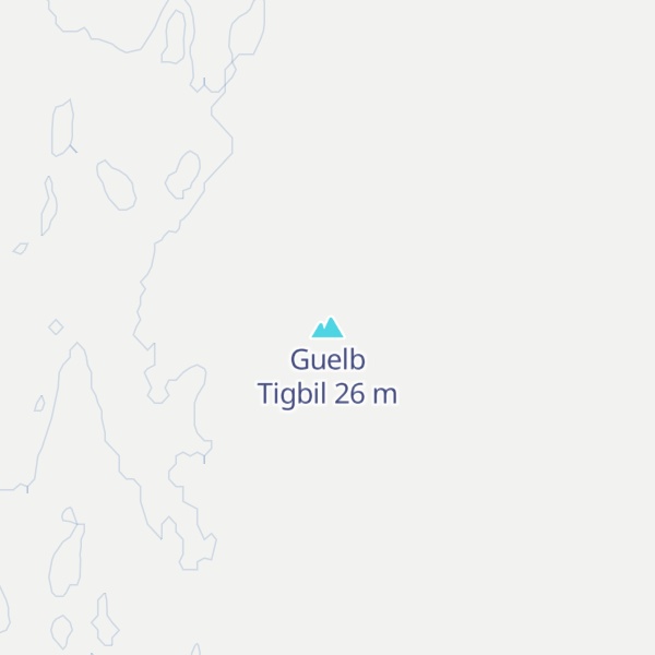 Map of Guelb Tigbil