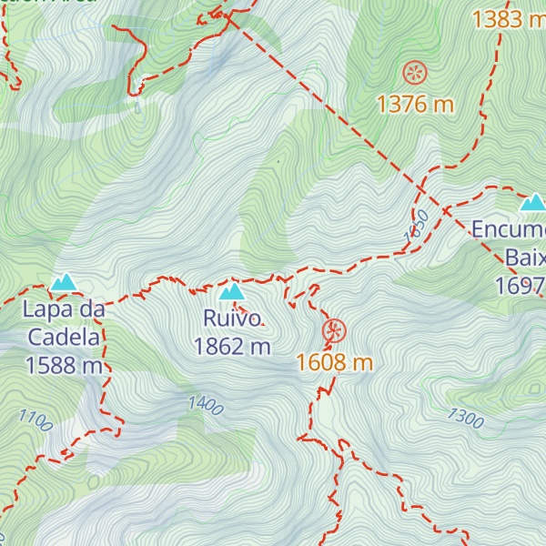 Map of Casa de Abrigo do Pico Ruivo