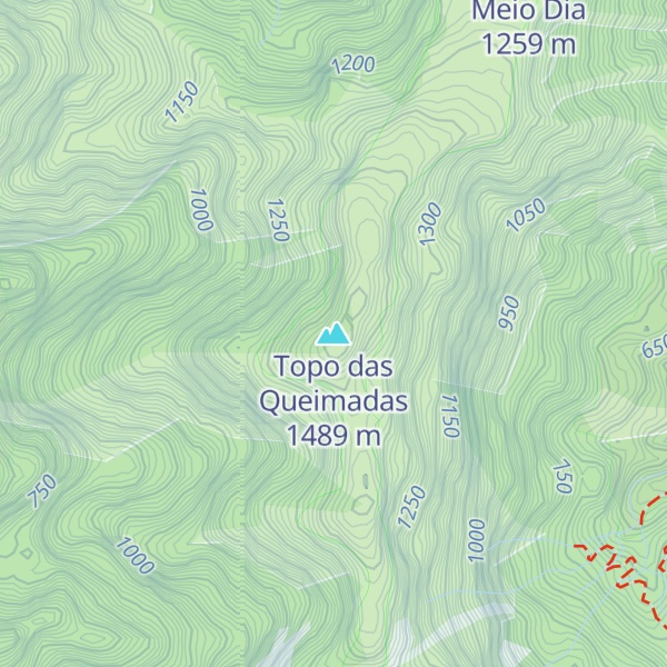 Map of Topo das Queimadas