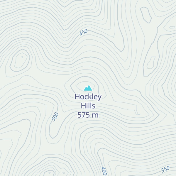 Map of Hockley Hills