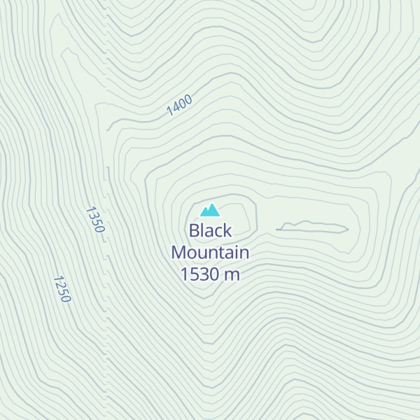 Map of Black Mountain