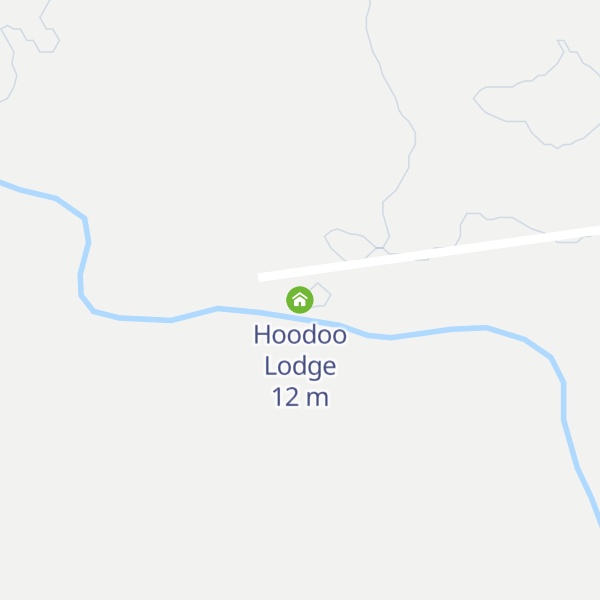 Map of Hoodoo Lodge