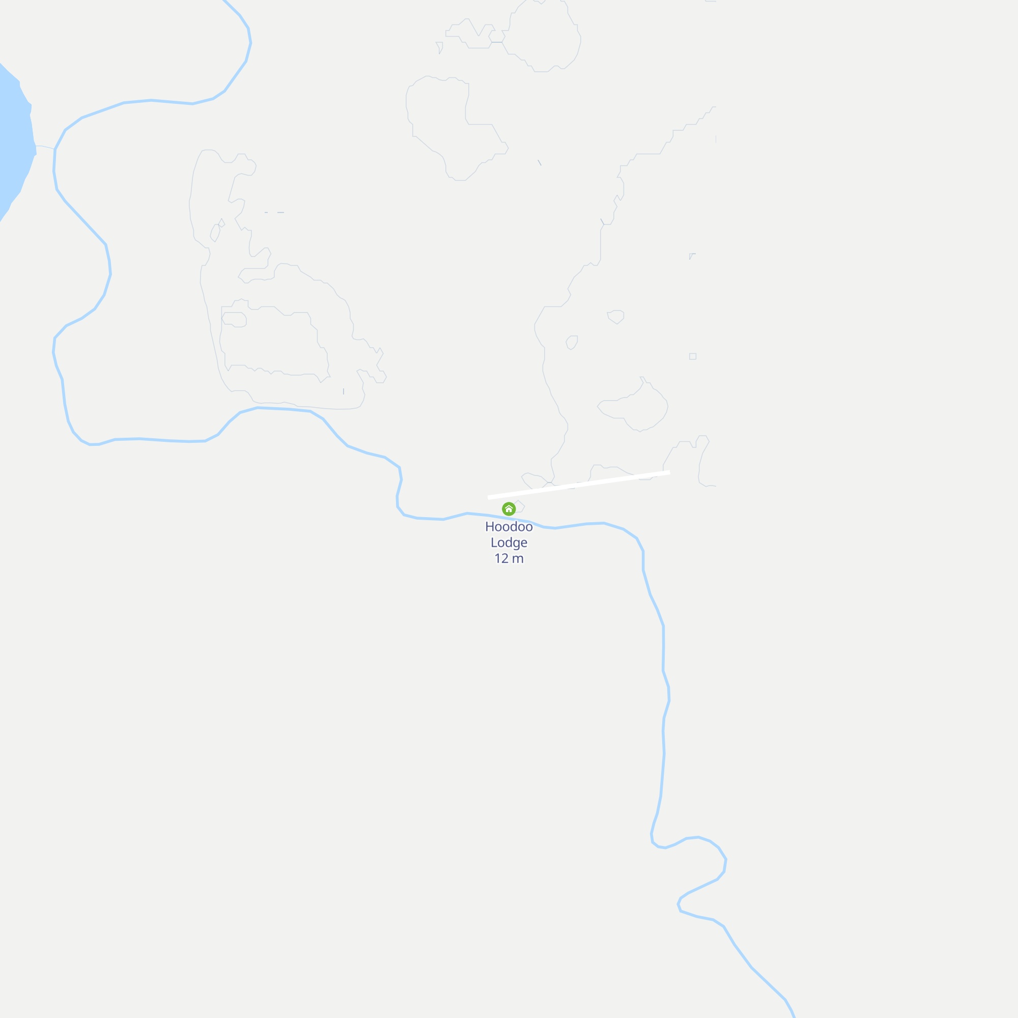 Hoodoo Lodge map