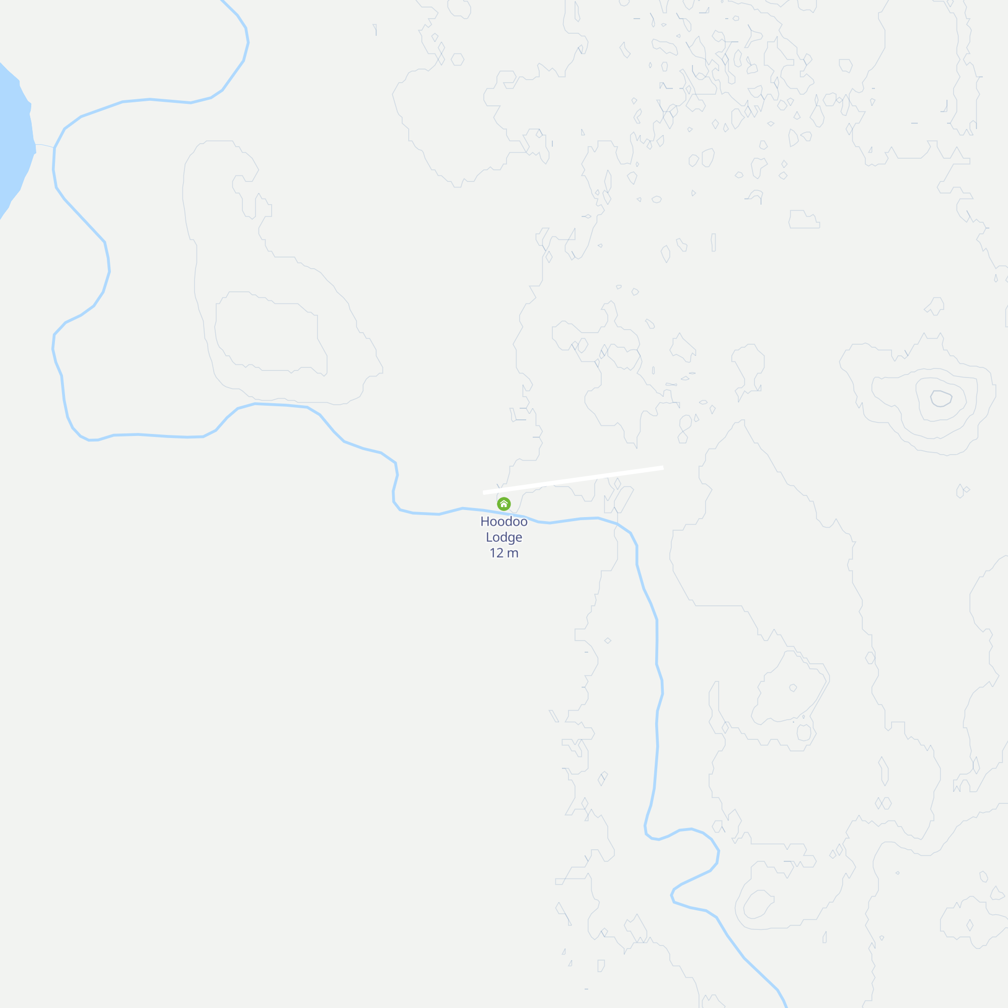 Hoodoo Lodge map