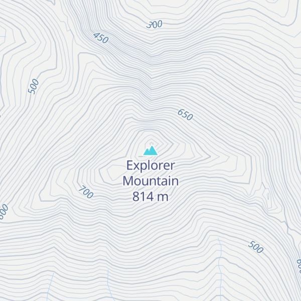 Map of Explorer Mountain