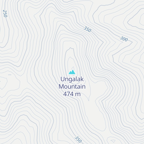 Map of Ungalak Mountain