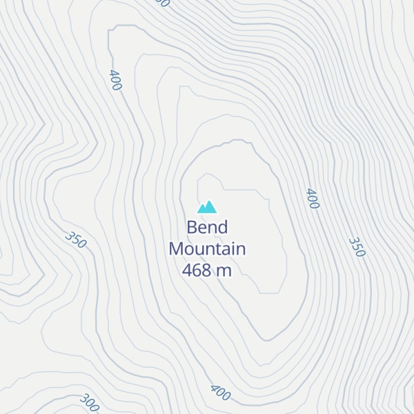 Map of Bend Mountain