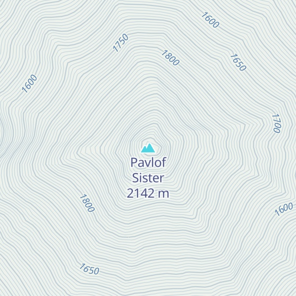 Map of Pavlof Sister