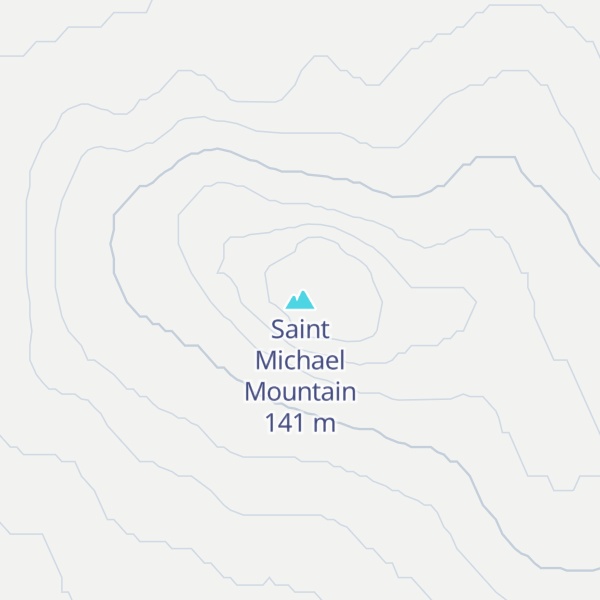 Map of Saint Michael Mountain
