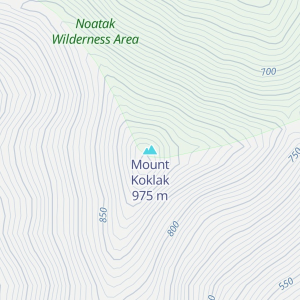 Map of Mount Koklak