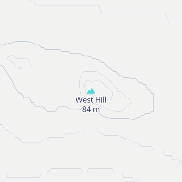 Map of West Hill