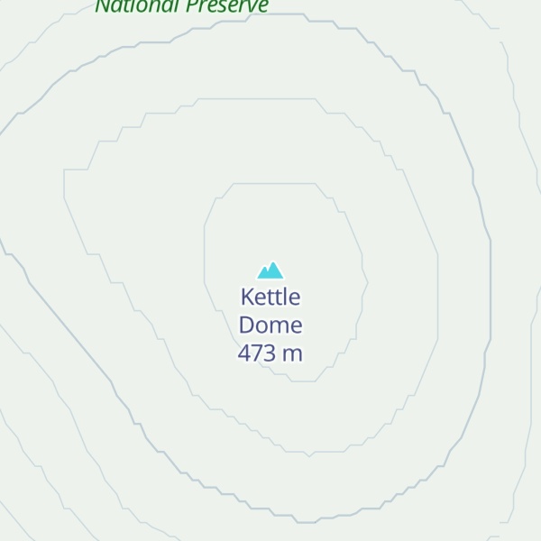 Map of Kettle Dome