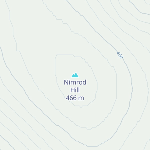 Map of Nimrod Hill