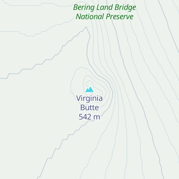 Map of Virginia Butte
