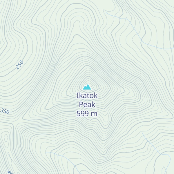 Map of Ikatok Peak