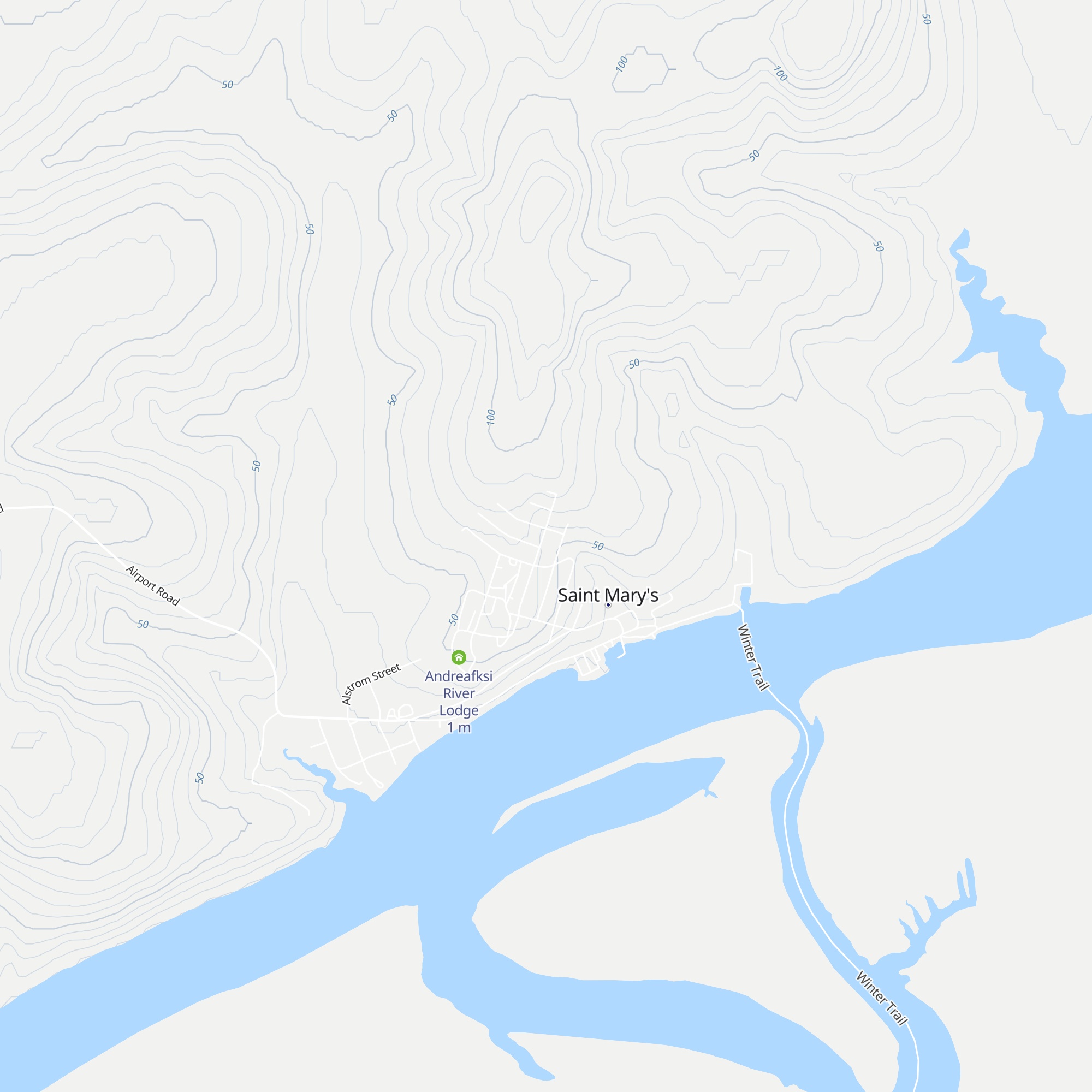 Eagle's Nest Lodge map