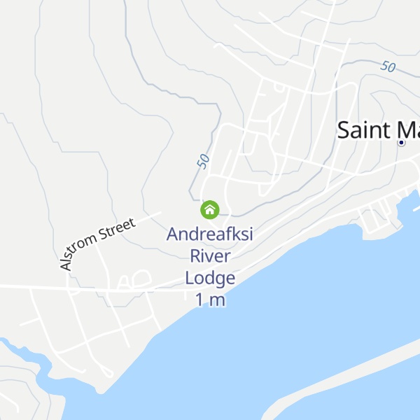 Map of Andreafksi River Lodge