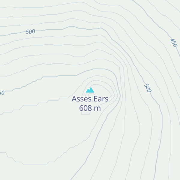 Map of Asses Ears