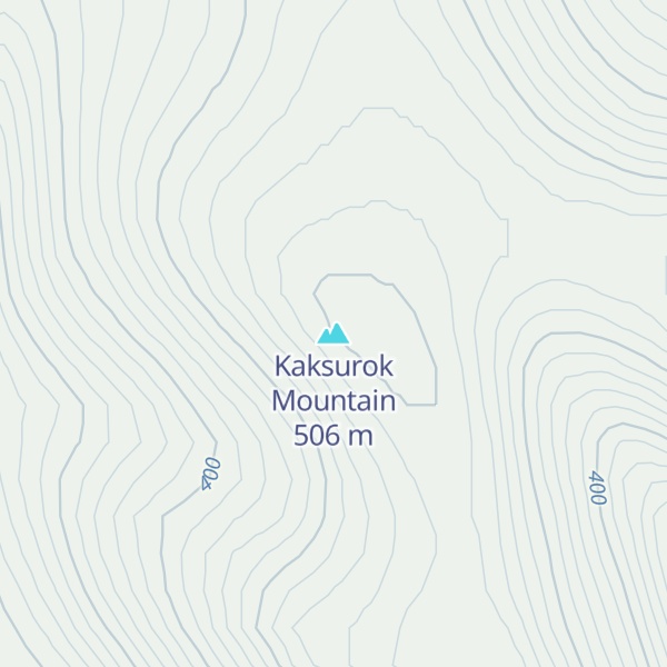 Map of Kaksurok Mountain