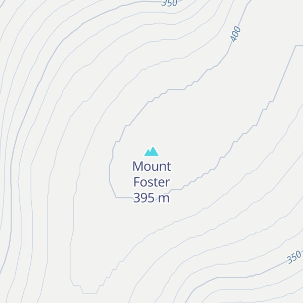 Map of Mount Foster