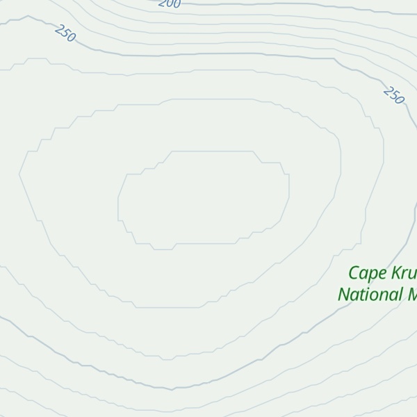 Map of Ingitkalik Mountain
