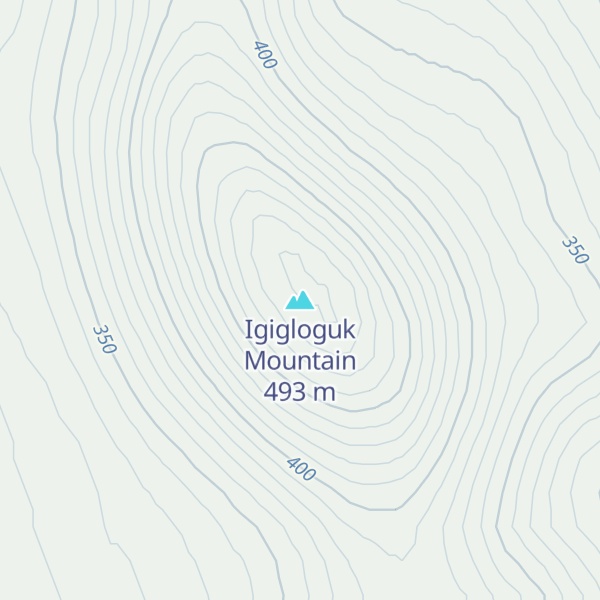 Map of Igigloguk Mountain