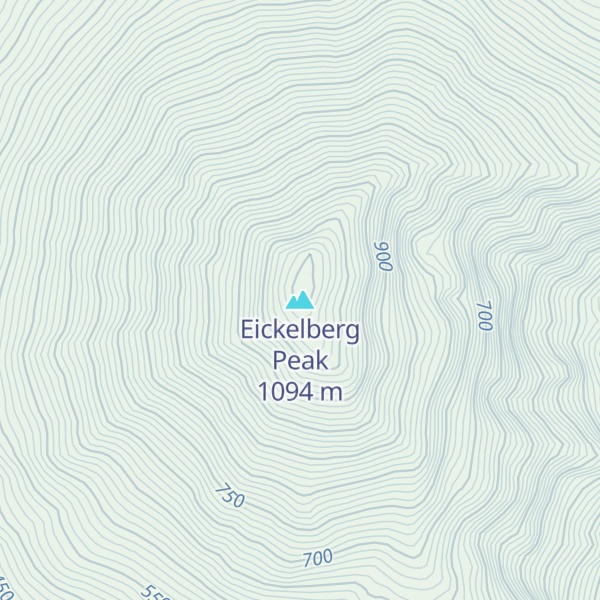 Map of Eickelberg Peak