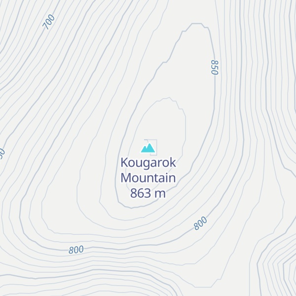 Map of Kougarok Mountain