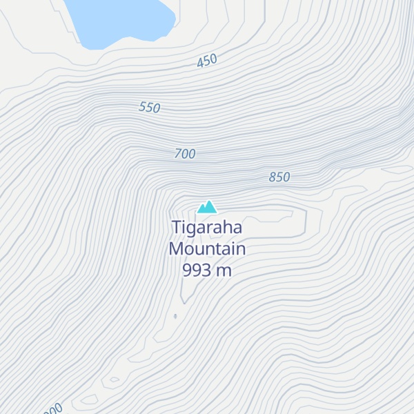 Map of Tigaraha Mountain