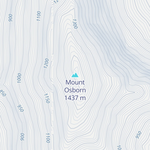 Map of Mount Osborn