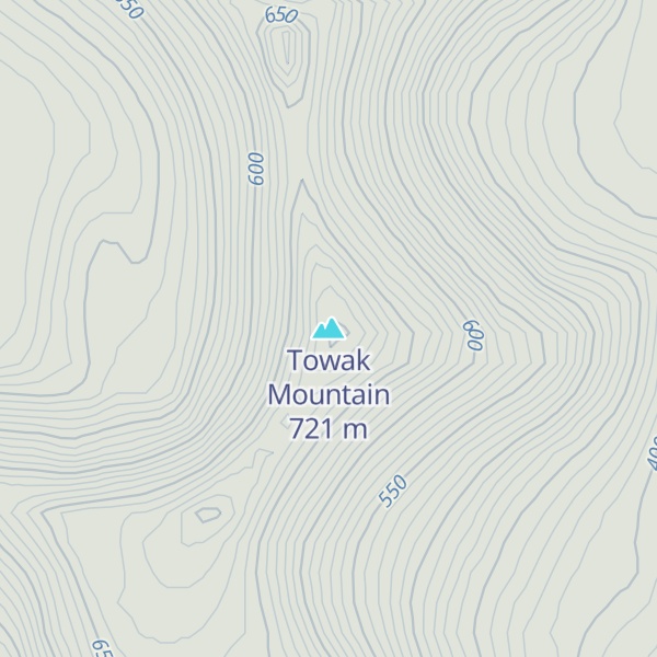 Map of Towak Mountain