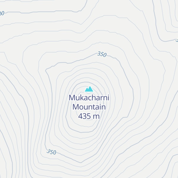 Map of Mukacharni Mountain
