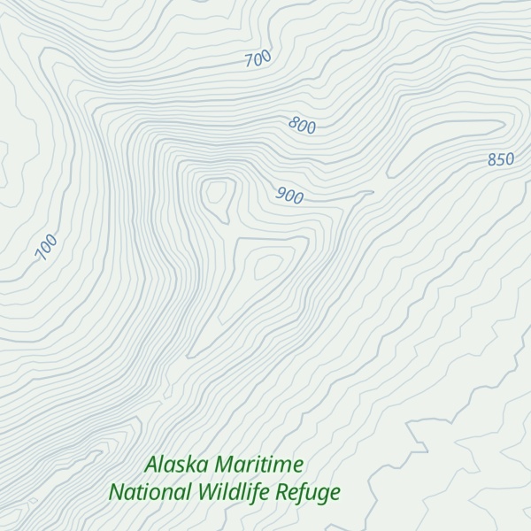 Map of North Arcuate Ridge