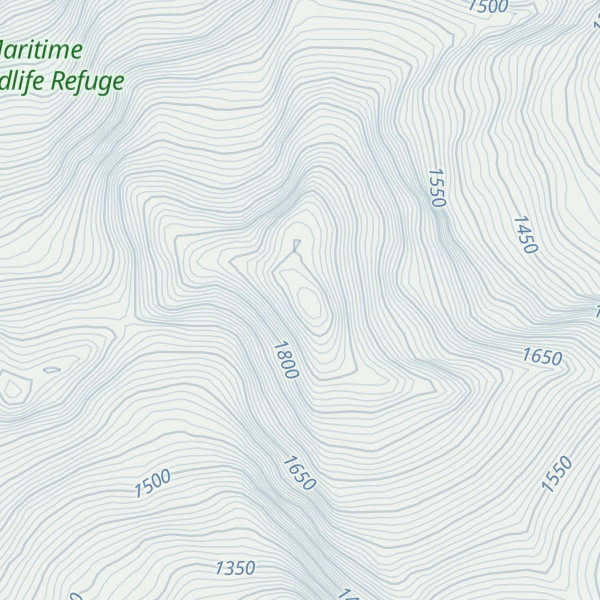 Map of Mount Recheshnoi