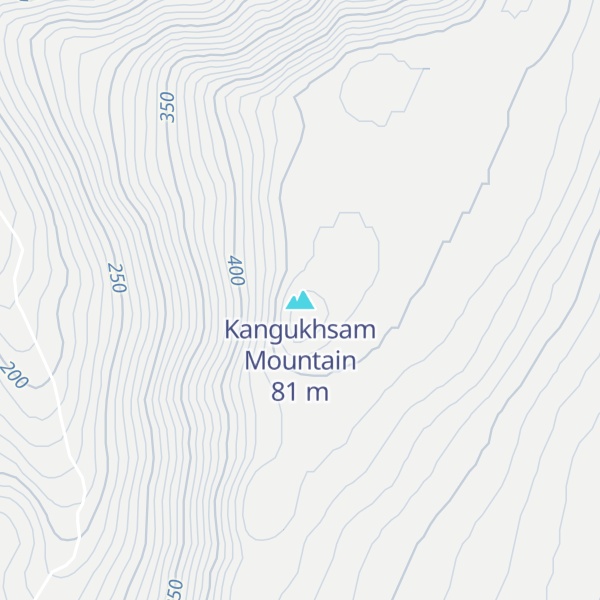 Map of Kangukhsam Mountain