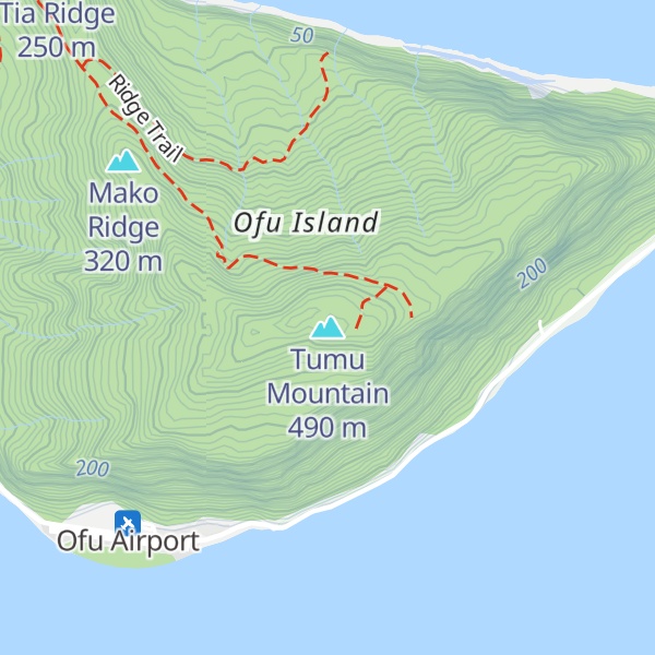 Map of Tumu Mountain