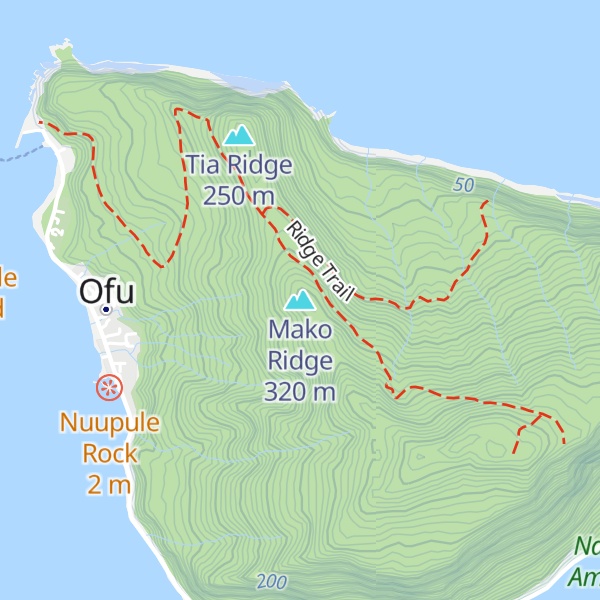 Map of Mako Ridge