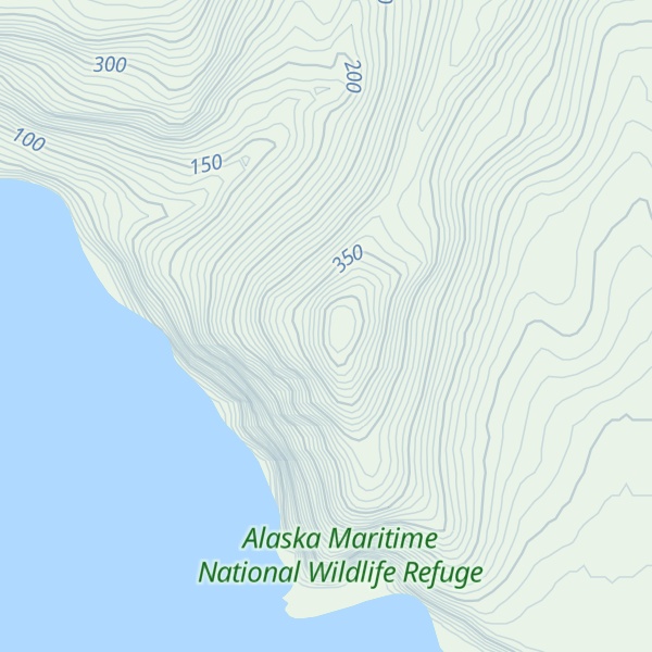 Map of Black Peak