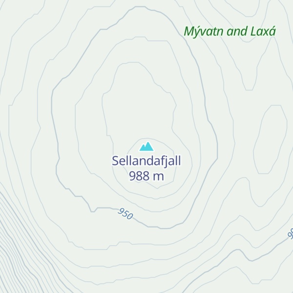 Map of Sellandafjall