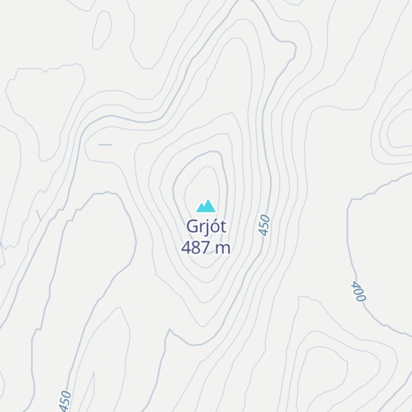 Map of Grjót