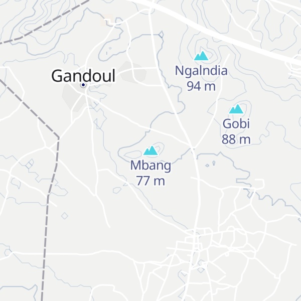 Map of Mbang