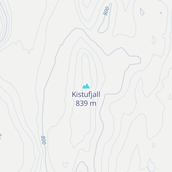Map of Kistufjall