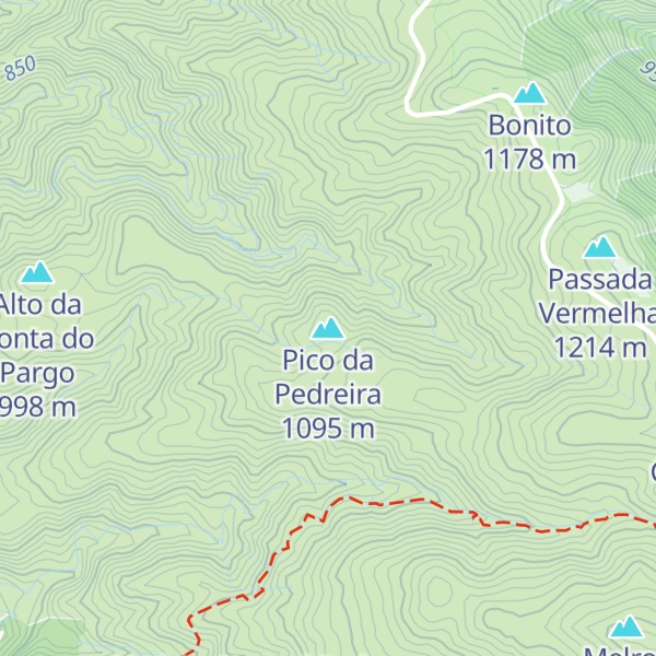 Map of Pico da Pedreira