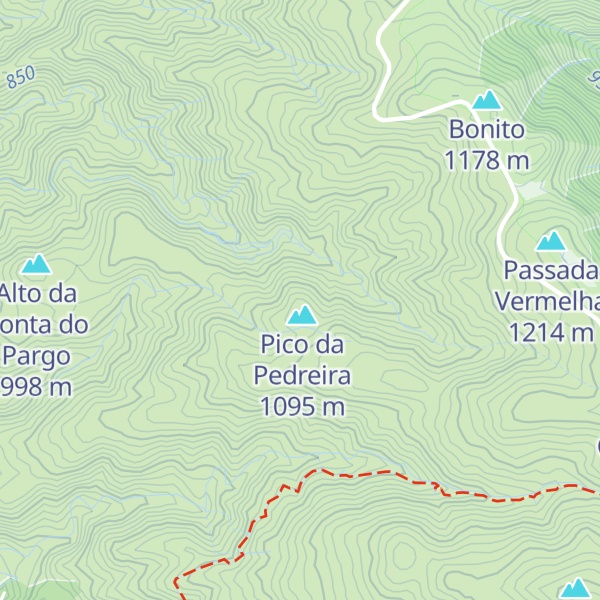 Map of Pico da Fonte do Barro